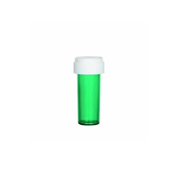 08 Dram Reversible Cap Vials Green (410 units/box)