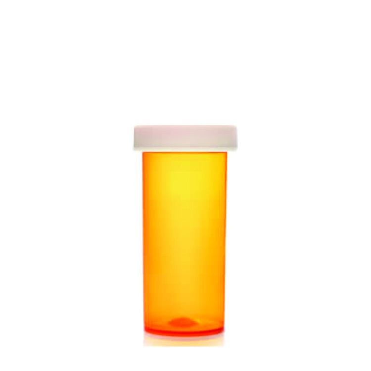 Push & Turn Child Resistant Bottles - Amber - 13 dram (320 units/Box)