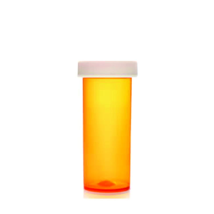 Push & Turn Child Resistant Bottles - Amber - 16 dram (270 units/Box)