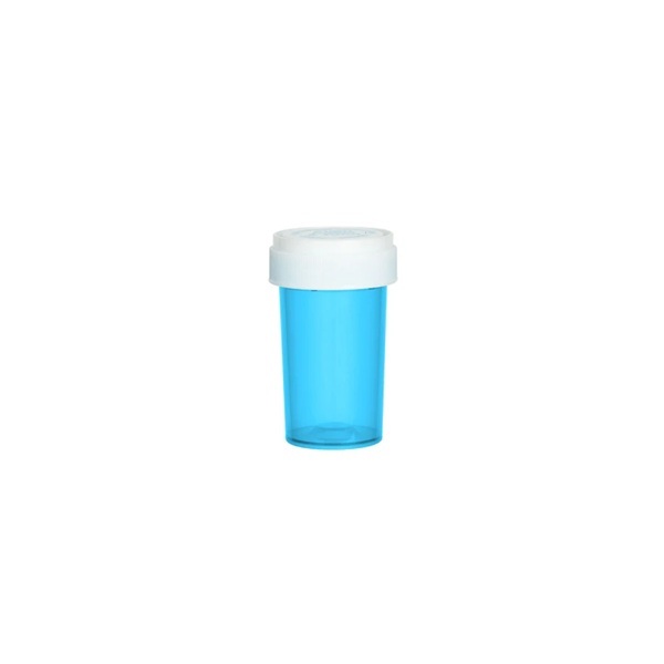 20 Dram Reversible Cap Vials Blue (240 Units/Box)