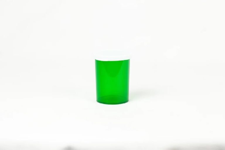 30 Dram Green Snap Cap Vials - 280 Count