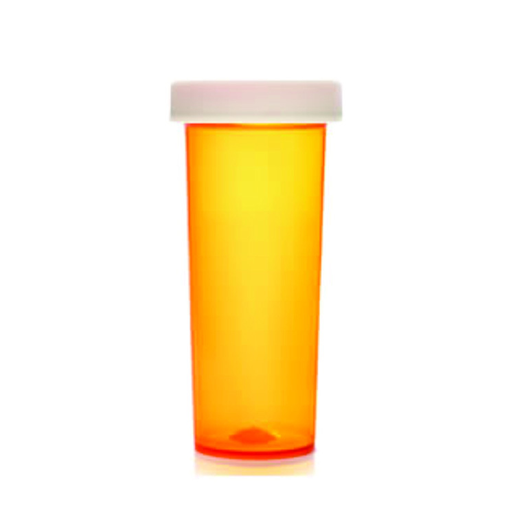 Push & Turn Child Resistant Bottles - Amber - 40 dram (180 units/Box)