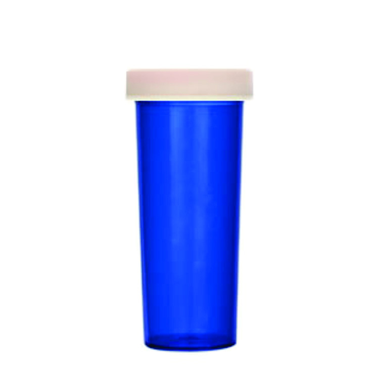 Push & Turn Child Resistant Bottles - Blue - 40 dram (180 units/Box)