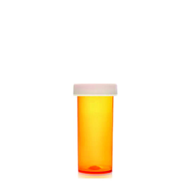 6 Dram Push & Turn Vials Amber – 600 units/Case