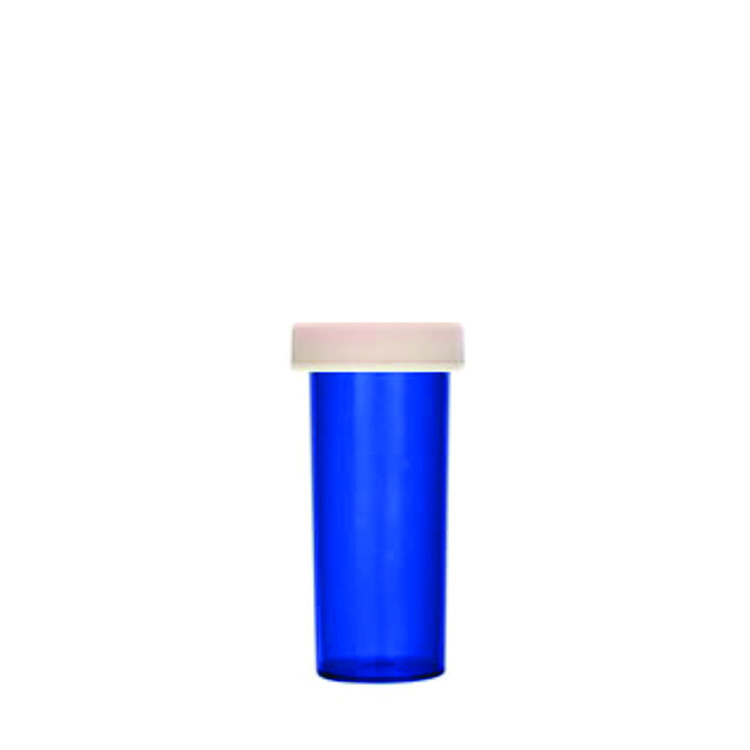 6 Dram Push & Turn Vials Blue – 600 units/Case