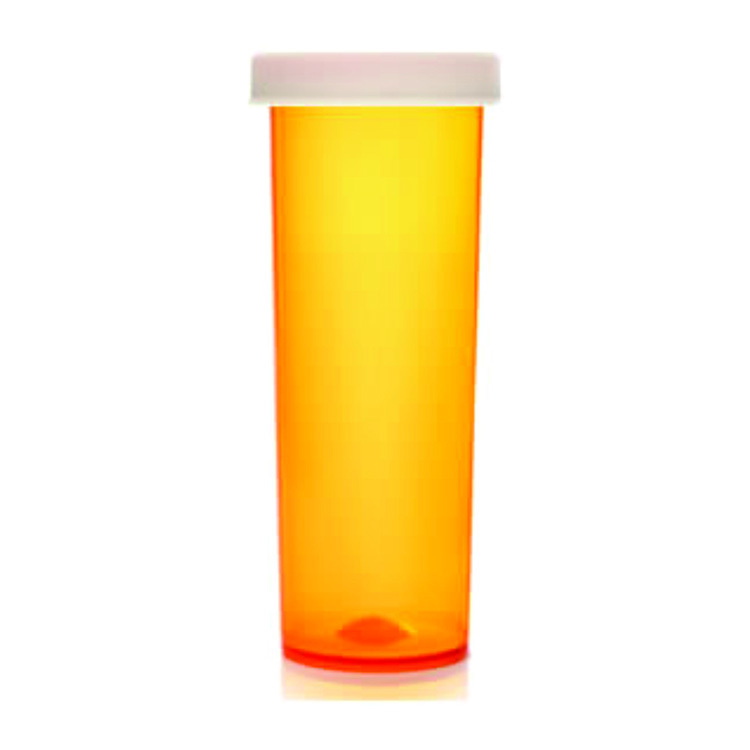 Push & Turn Child Resistant Bottles - Amber - 60 dram (115 units/Box)