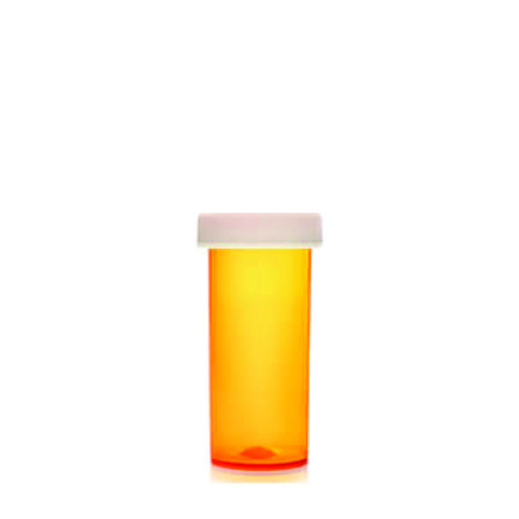 Push & Turn Child Resistant Bottles - Amber - 8 dram (410 units/Box)