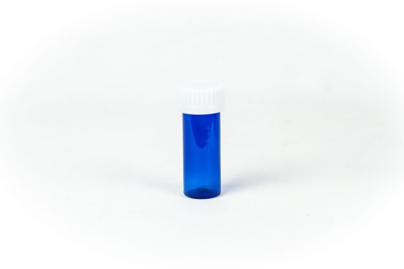 8 Dram Blue Prefer Vials - 490 Count